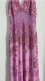 Beautiful A Line Spaghetti Straps Pink Long Prom Dresses Backless Tulle Evening Gowns HZ1022