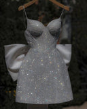 Elegant 17th Birthday Dresses Shiny Birthday Outfits With Bowknot HZ1022