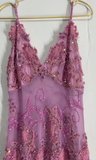 Beautiful A Line Spaghetti Straps Pink Long Prom Dresses Backless Tulle Evening Gowns HZ1022
