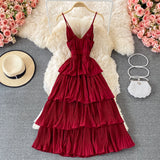 Cute V Neck Short A Line Dress Fashion Dress HZ1022