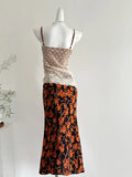 Retro Mermaid Strapless Lace Slit Long Rrom Dress Evening Dress HZ1022
