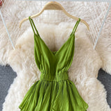 Cute V Neck Short A Line Dress Fashion Dress HZ1022