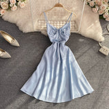 Cute A Line V Neck Short Dress Fashion Dress HZ1022