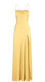 Simple Mermaid Straps Yellow Prom Dress 21th Birthday Outfit HZ1022
