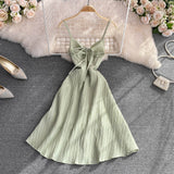 Cute A Line V Neck Short Dress Fashion Dress HZ1022