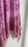 Beautiful A Line Spaghetti Straps Pink Long Prom Dresses Backless Tulle Evening Gowns HZ1022