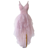 Qtevry Nail Beaded Sling Skirt V-Neck Sexy Bareback Mesh Yarn To Receive Waist Swing Long Dress Dress Dress 69017