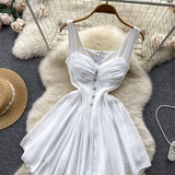 Sexy Irregular Design Straps Short Women Dress HZ1022