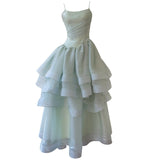 Qtevry Romantic Sling Dress Print Light Elegant Breast-To-Heart Sexy Holiday Dress 69572