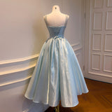 Suspension With A Word-Legneck Gold Style Dress Sleeveless Dress Elegant Princess Dreamy Family Holiday Dress 69457
