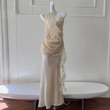 Qtevry Pavilion Lira 2025 Summer New Beige Top With A Dress Suit Female 71452+51368