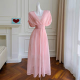 French Temperament Royal Sister Dress Fairy Dress Dress Fairy Dress 65839+68027+68029
