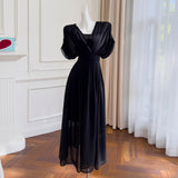 French Temperament Royal Sister Dress Fairy Dress Dress Fairy Dress 65839+68027+68029