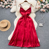 Sweet Straps Summer Dress Women Holiday Dress HZ1022