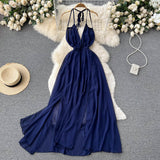 Sexy Spaghetti Straps Backless Summer Beach Dress Hot Women Dress HZ1022