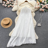 Sexy Halter Ruffles Dress Summer Women Holiday Dress HZ1022