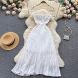 Sexy Spaghetti Straps Summer Beach Dress Women Holiday Dress HZ1022