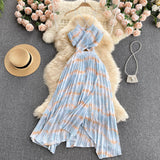 Sexy Spaghetti Straps Summer Backless Dress Hot Women Dress HZ1022