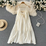 Sexy Spaghetti Straps Dress Summer Women Beach Holiday Dress HZ1022