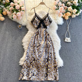 Cute A line Sleeveless Straps Backless Summer Black Holiday Dress HZ1022