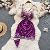 Sexy Backless Lace Dress Summer Women Holiday Dress HZ1022