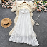 Sexy Halter Ruffles Dress Summer Women Holiday Dress HZ1022