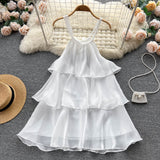 Sweet Halter Summer Dress Women Holiday Dress HZ1022