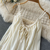 Sexy Spaghetti Straps Dress Summer Women Beach Holiday Dress HZ1022