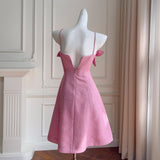 Qtevry Love Wind Three-Dimensional Flower Dress Small Age Reduction Short Dress Girl Slim Thin Belt Sling Skirt 68622