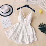 Sexy Straps Summer Short Dress Women Holiday Dress HZ1022