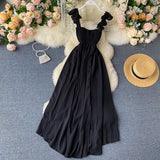 Sexy Straps Summer Summer Dress Women Holiday Dress HZ1022