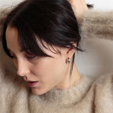 18K Gold plated Hoop Earring,Basic Statement Earrings,Thick Huggies,Gift Earrings HZ1022