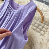 Simple Scoop Summer Beach Dress Women Holiday Dress HZ1022