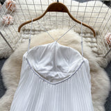 Sexy Halter Ruffles Dress Summer Women Holiday Dress HZ1022