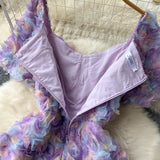 Cute Floral Summer Women Dress HZ1022