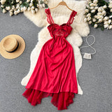Sexy Spaghetti Straps Hot Lace Dress Women Holiday Dress HZ1022