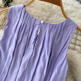 Simple Scoop Summer Beach Dress Women Holiday Dress HZ1022