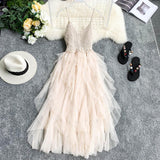 A line spaghetti straps blush pink summer dress women's dress HZ1022