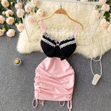 Sexy Sheath Sleeveless Pink Short Summer Holiday Dress HZ1022