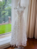 Qtevry Dress Dress Femininity Banquet Ponbilling Dress Goddess Fan Atmosphere Three-Dimensional Embroidery Hanging Dress 68129