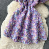 Cute Floral Summer Women Dress HZ1022