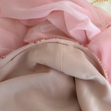 French Temperament Sling Tset-Soon Dress Three-Dimensional Embroidered Squint Fairy Tau Ceremony Ponbo Skirt 69541