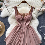 Sexy Irregular Design Straps Short Women Dress HZ1022