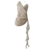 Qtevry Pavilion Lira 2025 Summer New Beige Top With A Dress Suit Female 71452+51368