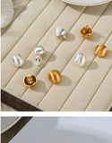 Classic Thick Gold Chubby Huggie Hoop Earrings, Gold Filled Hoop Earring, Basic Statement Earrings Silver Needle Metal Matte Earring HZ1022