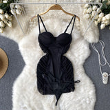 Sexy spaghetti straps summer tight dress women's dress HZ1022