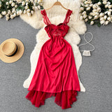 Sexy Spaghetti Straps Hot Lace Dress Women Holiday Dress HZ1022