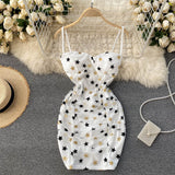 Sexy Straps Summer Short Star Dress Women Holiday Dress HZ1022