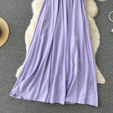 Simple Scoop Summer Beach Dress Women Holiday Dress HZ1022