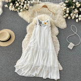 Sexy Spaghetti Straps Boho Lace Dress Women Holiday Dress HZ1022